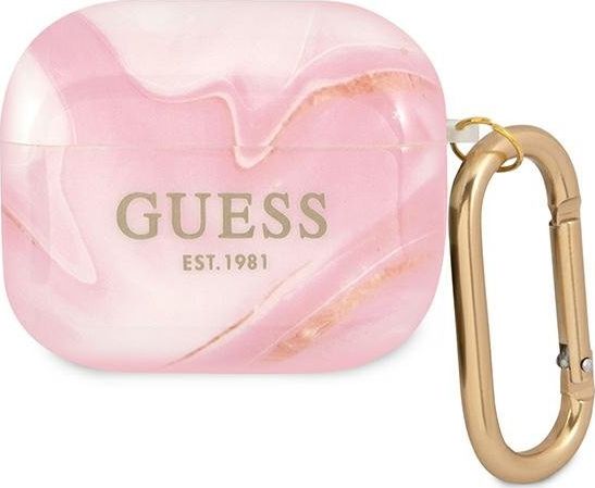 Guess Gua3unmp Airpods 3 Hülle Pink/Pink Marble Collection
