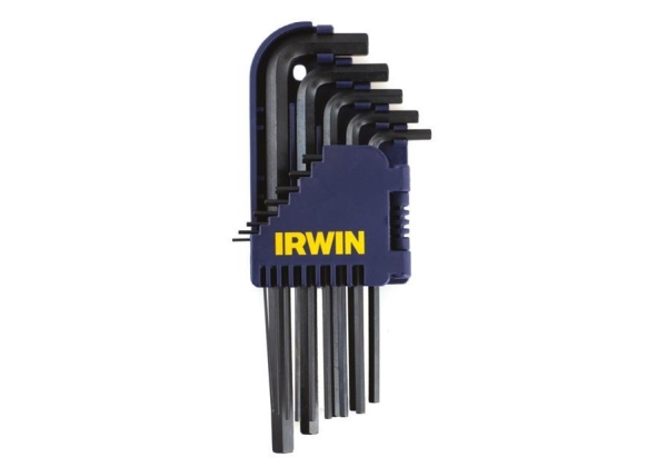 Irwin sæt unbrakonøgler Hex type L 1,5-10 mm m. kugle, 10 stk. (T10757)
