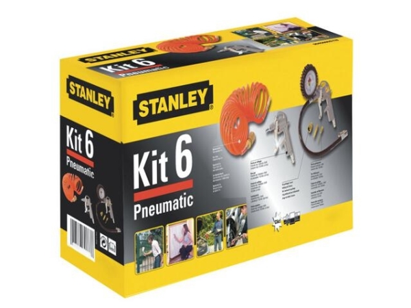 Stanley Druckluft-Werkzeugsatz 6-Teilig
