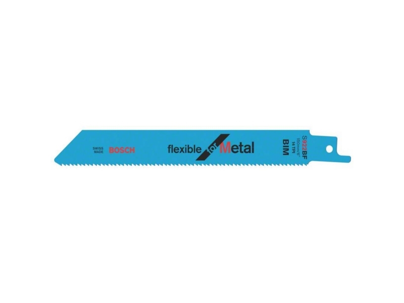 Bosch 2 608 656 014, Stichsägeblatt, Metall, Leitung, Bimetallisch, 2 Mm, 0,9 Mm, 15 Cm