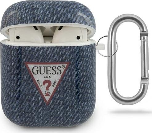 Guess Guaca2tpujuldb Airpods Hülle Marineblau/Dunkelblau Jeans Kollektion