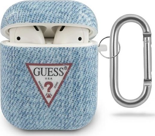 Guess Guaca2tpujullb Airpods-Case Blau/Hellblau Jeans Collection