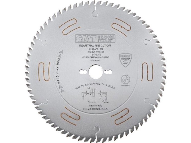 Cmt Sägeblatt Hm 300X30x3,2/2,2 Z=96 Zum Schneiden Quer Und Längs