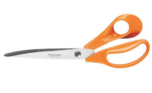 Fiskars Sarto, Voksen, Lige Snit, Enkelt, Orange, Rustfrit Stål, Rustfrit Stål, Højrehåndet