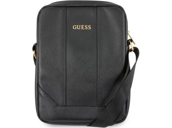 Guess Saffiano 10" Tablet-Tasche - Schwarz
