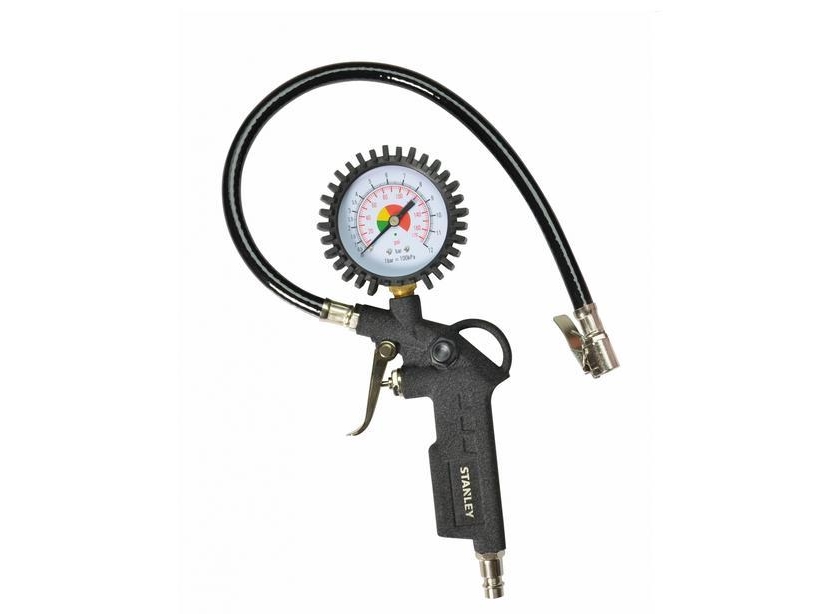 STANLEY INFLATIONSPISTOL MED TRYCKMÄTARE | Elverktyg - Luftverktyg - Luft tillbehör | GameStuff