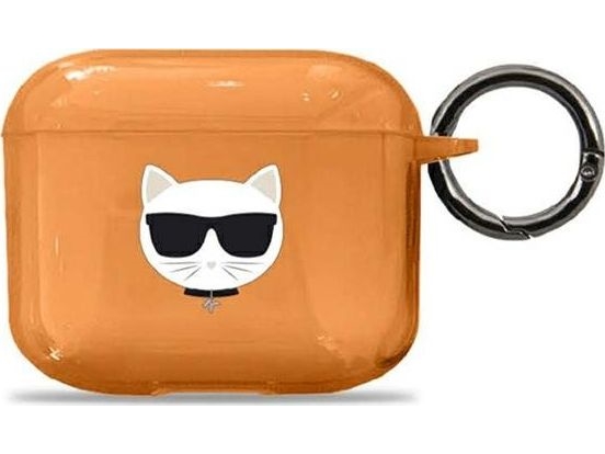 Karl Lagerfeld Choupette Cover Til Airpods 3 - Orange