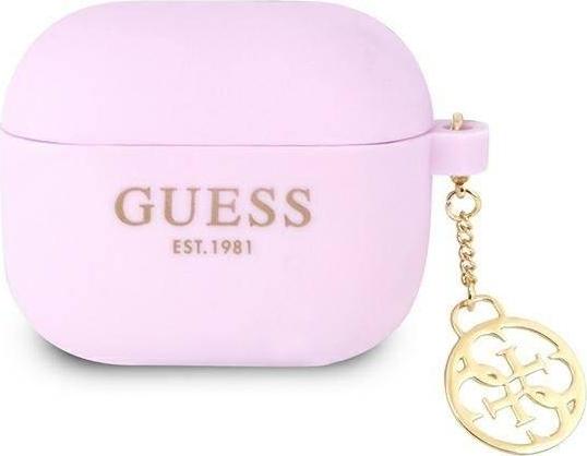 Guess Airpods 3 Cover Charm 4G Collection Lilla/Lilla