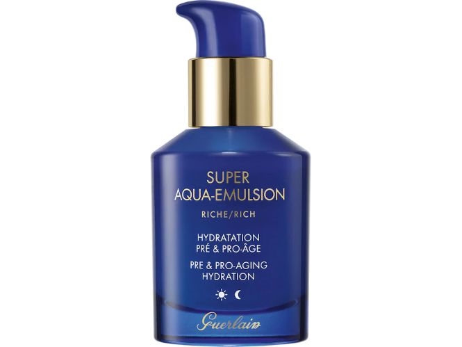 Guerlain Super Aqua Emulsion, Unisex, Universal, Jasmin, Ylang-Ylang, 50 Ml