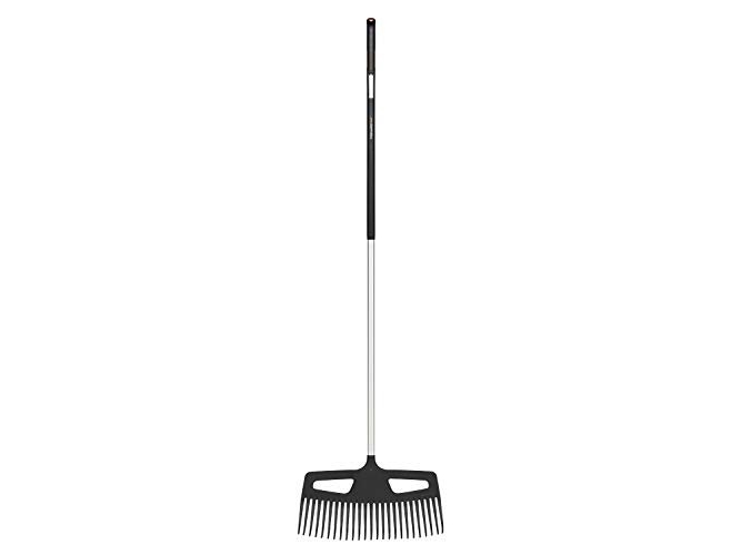 Fiskars 1027037, Laubrechen, Schwarz, Silber, Aluminium, Schwarz, 1 Stück(E)