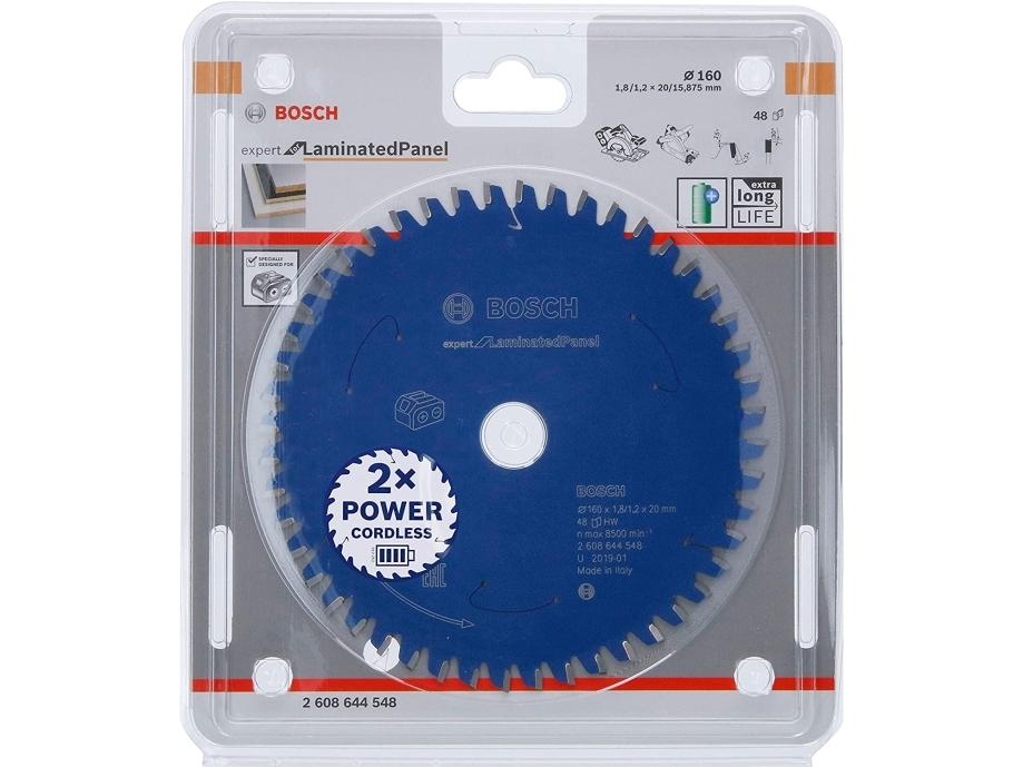 Bosch Rundsavkl Exp Accu Laminat 160X20mm 48T