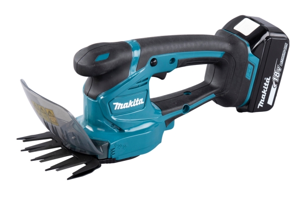 Makita Dum111syx, Bürstenschneider, Schwarz, Blau, 11 Cm, 2,5 M/S², Akku, 27 W