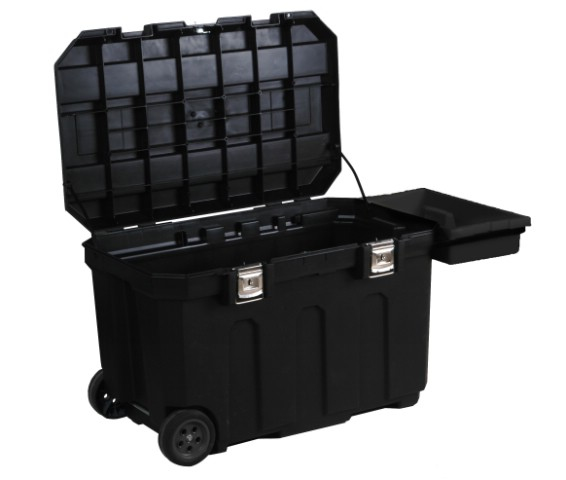 Stanley Mobile Job Chest Transportkasse Til Udstyr Trolley Etui Sort