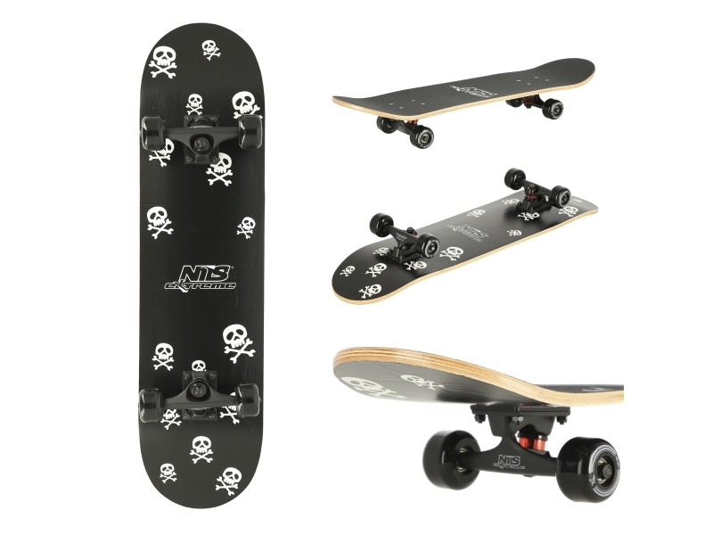 NILS Extreme CR3108SA SKULLS Skateboard NILS EXTREME SKATEBOARD | Utomhusleksaker - Gå / Löpande fordon - Skateboard | GameStuff