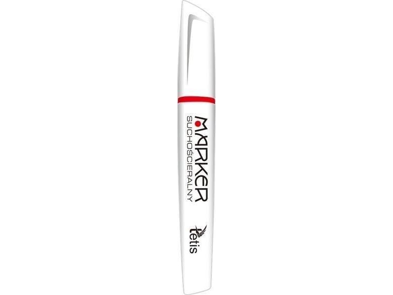Tetis Marker Trocken Abwischbar Rot Km110-Co (12 Stk.)