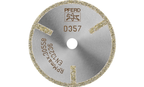Pferd Diamond Cut-Off Wheels Shape 1A1r Gag, Stål