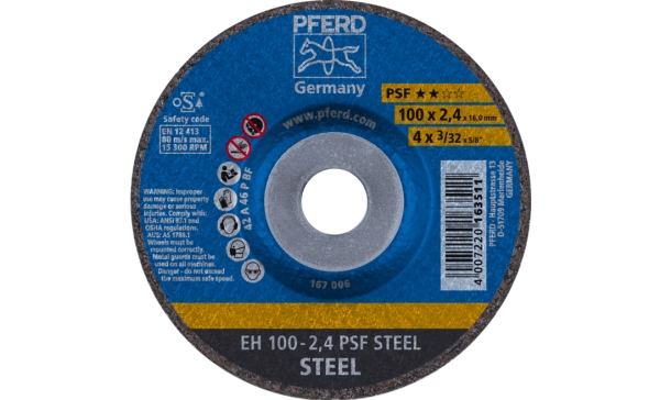 PFERD EH 100-2,4 PSF TERÄS/16,0, 1,6 cm, 10 cm PFERD EH 100-2,4 PSF TERÄS/16,0, 1,6 cm, 10 cm