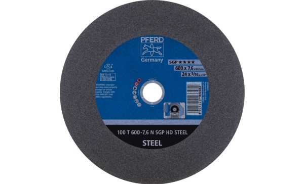 Pferd Stationary Cut-Off Wheels Sgp Hd Steel, Stål, 5 Stk