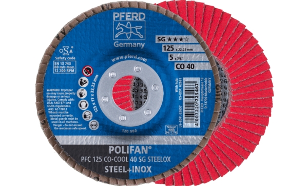 Pferd 67760425, Klapskive, Aluminium, Rustfrit Stål, Stål, 12,5 Cm, Alle Mærker, Deprimeret Centrum, 2,22 Cm