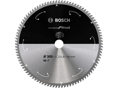 Bosch RUNDSÅG BLAD ACCU STD TRÄ 305X30MM 96T