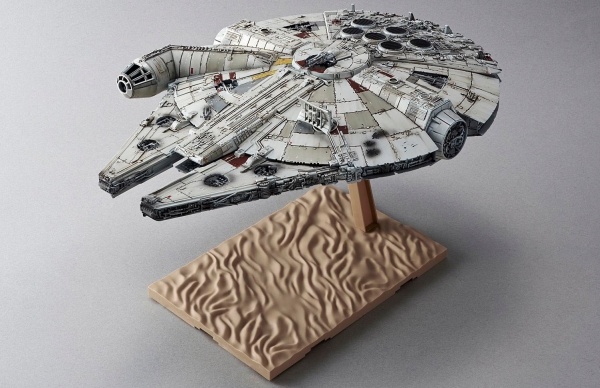 Revell Bandai Millennium Falcon, Raumschiffmodell, Bausatz, 1:144, Millennium Falcon, Jedes Geschlecht, 196 Stück