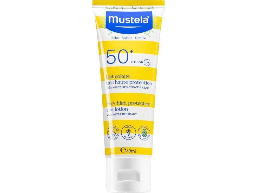 Laboratoires Expanscience Polska Mustela, Sehr Hoher Schutz Sonnenmilch Spf 50+, 40Ml