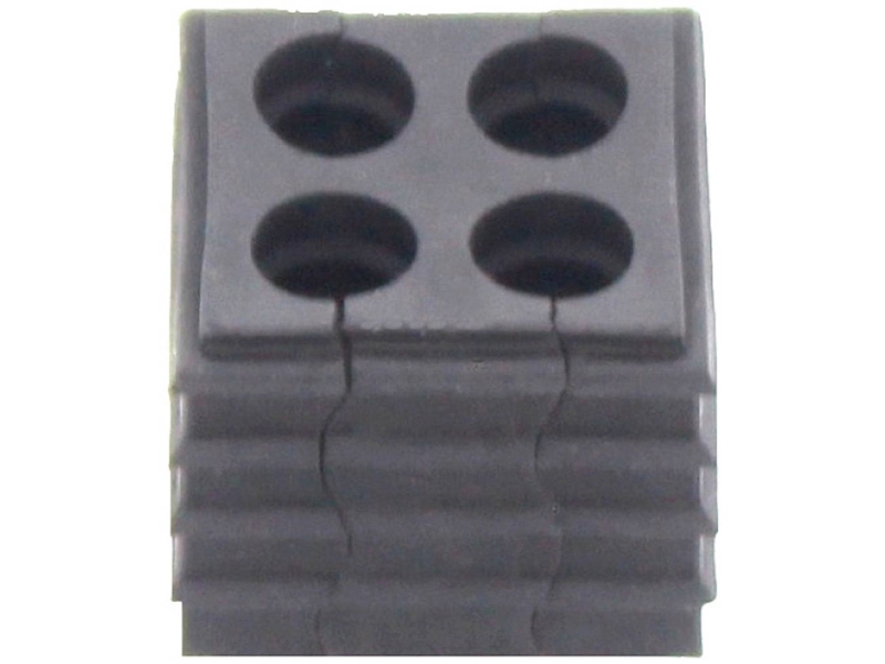 Conta-Clip Kds-De 4X6 Bk Tætningselement Med Trækaflastning Klemme-Diameter (Max.) 6.1 Mm Termoplastisk Elastomer Sort 1 Stk