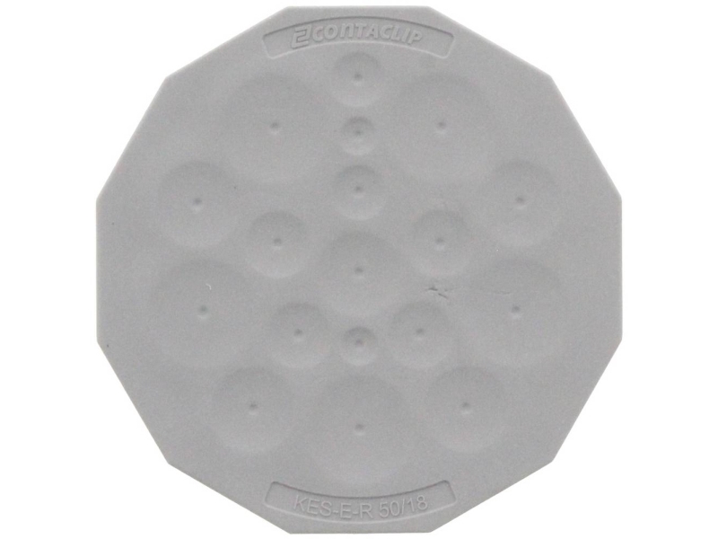 Conta-Clip Kes-E-R 50/18 A Gr Kabelindføring Pladetykkelse (Maks.) 2.5 Mm Termoplastisk Elastomer Grå 1 Stk