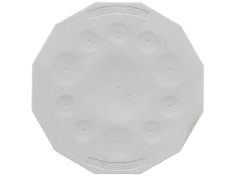 Conta-Clip Kes-E-R 50/11 B Gr Kabelindføring Pladetykkelse (Maks.) 4 Mm Termoplastisk Elastomer Grå 1 Stk