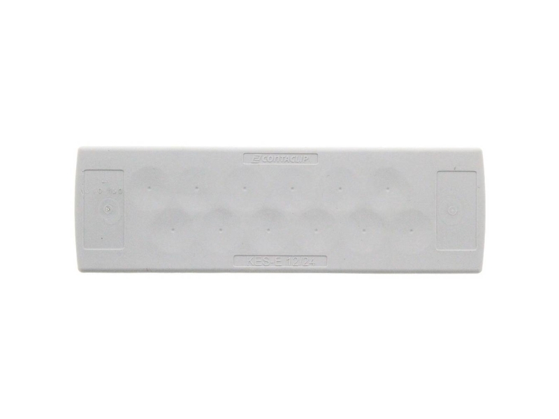 Conta-Clip Kes-E 12/24 B Gr Kabelindføring Pladetykkelse (Maks.) 4 Mm Termoplastisk Elastomer Grå 1 Stk
