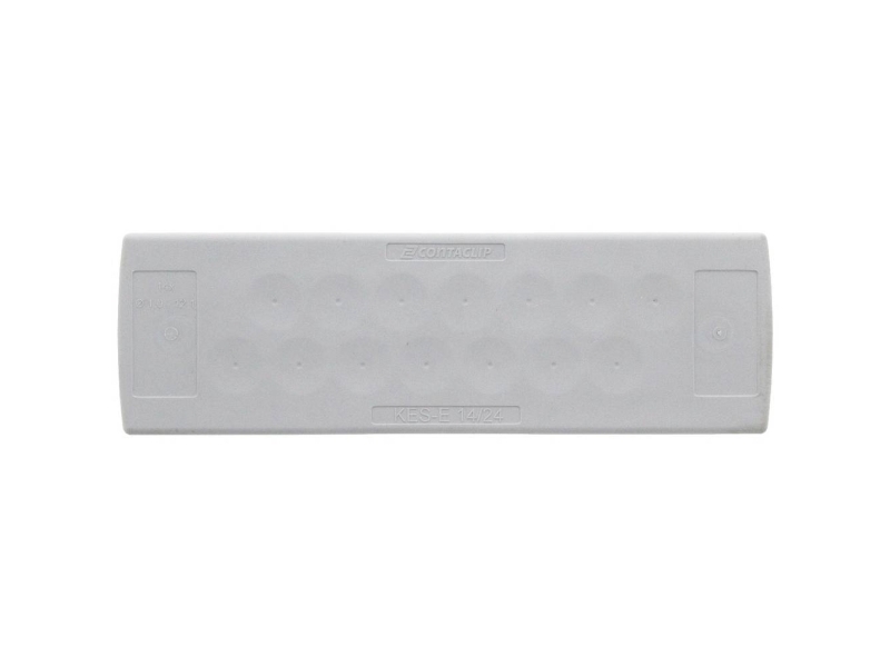Conta-Clip Kes-E 14/24 A Gr Kabelindføring Pladetykkelse (Maks.) 2.5 Mm Termoplastisk Elastomer Grå 1 Stk