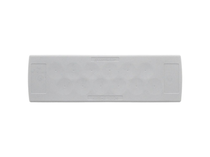 Conta-Clip Kes-E 12/24 A Gr Kabelindføring Pladetykkelse (Maks.) 2.5 Mm Termoplastisk Elastomer Grå 1 Stk