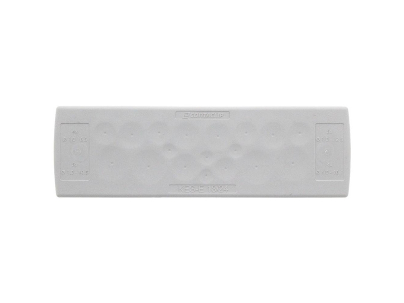 Conta-Clip Kes-E 18/24 A Gr Kabelindføring Pladetykkelse (Maks.) 2.5 Mm Termoplastisk Elastomer Grå 1 Stk