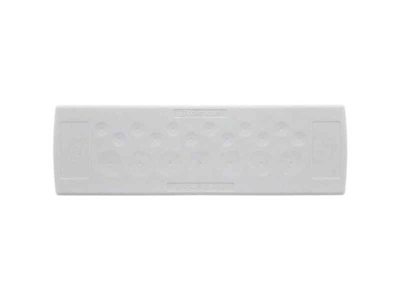 Conta-Clip Kes-E 19/24 A Gr Kabelindføring Pladetykkelse (Maks.) 2.5 Mm Termoplastisk Elastomer Grå 1 Stk