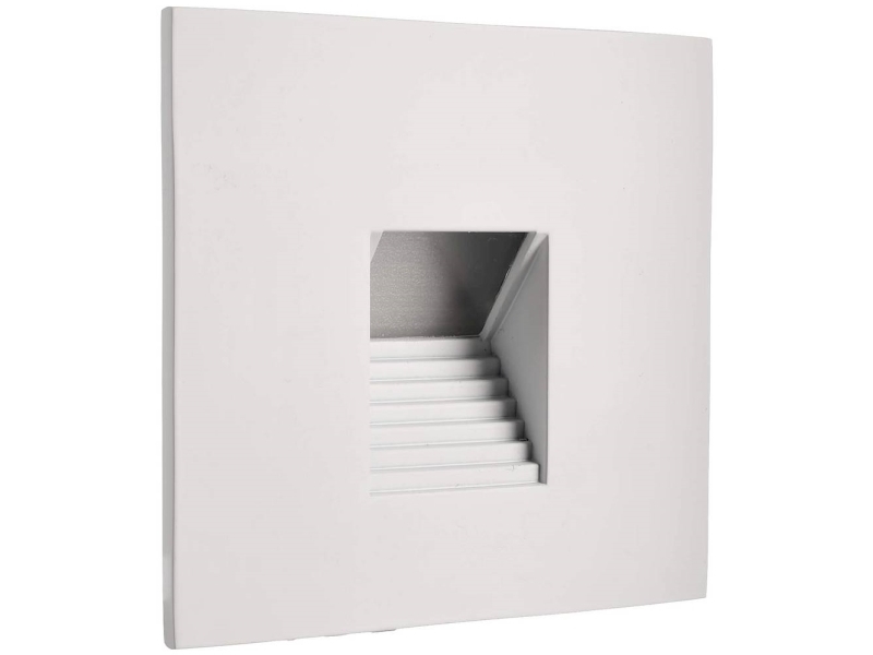 Deko Light Abdeckung Eckig Weiß Stufe Für Alwaid 930485 Afdækning Hvid (Ral 9016)