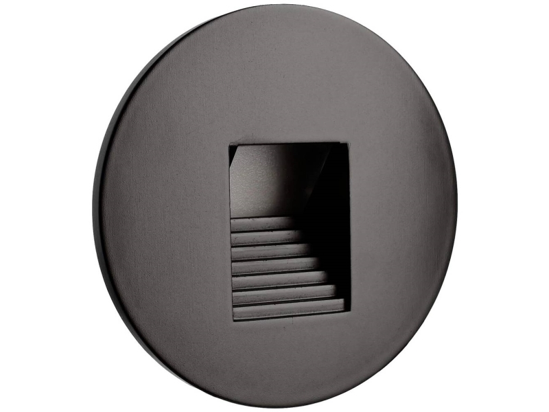 Deko Light Abdeckung Rund Schwarz Stufe Für Alwaid 930499