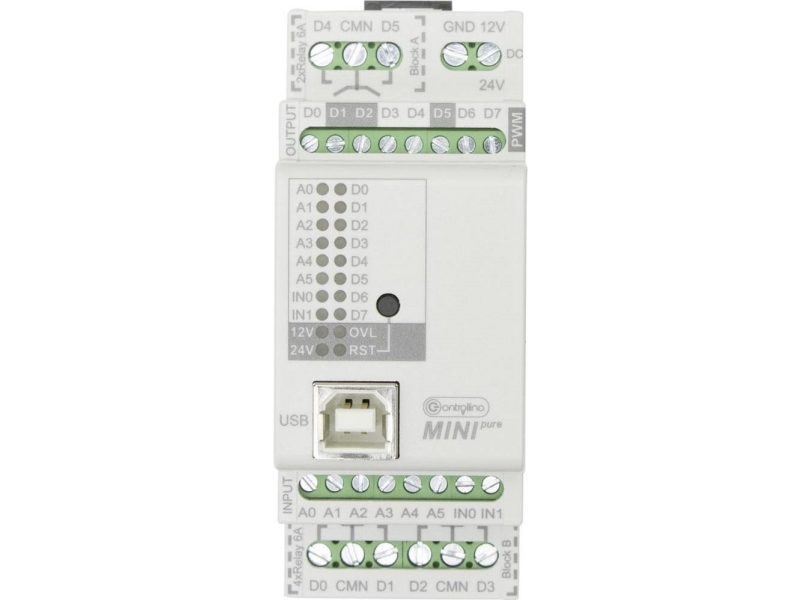 Controllino Mini Pure 100-000-10 Sps-Steuerungsmodul 12 V/Dc, 24 V/Dc