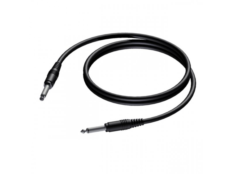 Adapter AV Procab Procab CAB600/1.5 6.3 mm jack male mono - 6.3 mm Jack male mono 1.5 meter | Datortillbehör - Kablar & adaptrar - Bildkablar | GameStuff