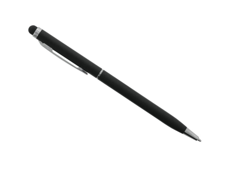 Touchpen med kuglepen - sort