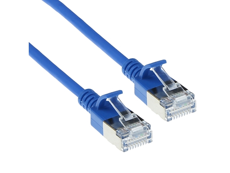 Act Blue Cat6a Datacenter Patchkabel U/Ftp Slank, Lszh 0,5 M (Dc7600)