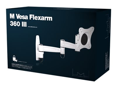 Multibrackets 3268, 81,3 Cm (32"), 75 X 75 Mm, 200 X 200 Mm, -15 - 15°, 360°, Silber