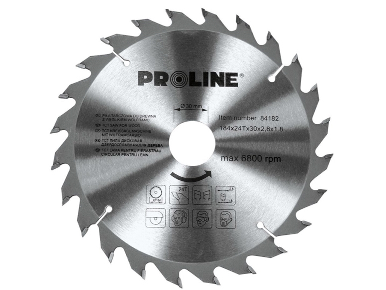 Pro-Line Rundsav Til Træ 210X30mm 24Z - 84212