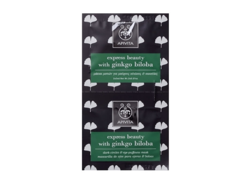 Apivita Express Beauty Ginkgo Biloba Eye Mask 2X2ml