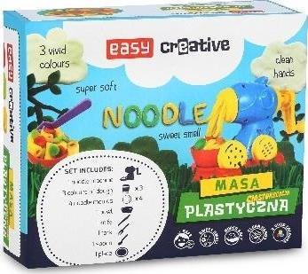 Pasta modellera i plast i 3 färger + tillbehör EASY | N - A | GameStuff