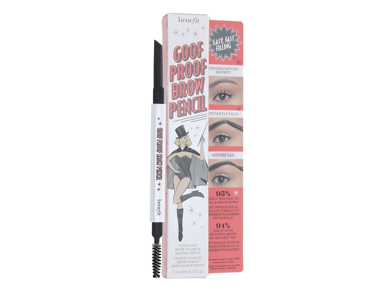Benefit Goof Proof brynblyertspenna 06 Deep 0,34 g