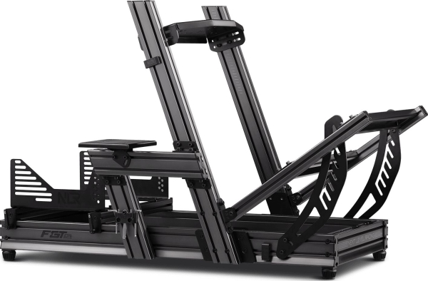 Next Level Racing F-Gt Elite Aluminium Simulator Cockpit - Wheel Plate Edition - Professionelles Cockpit Für Rennsimulatoren - Aus Robustem Eloxierte