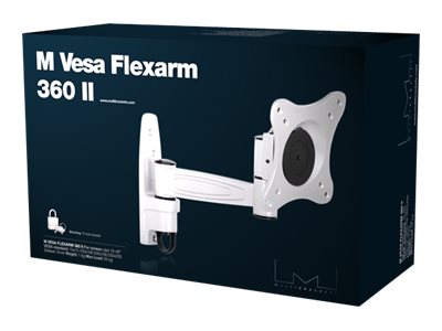 Multibrackets 3251, 81,3 Cm (32"), 75 X 75 Mm, 200 X 200 Mm, -15 - 15°, 360°, Silber