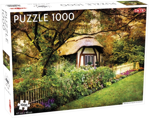 Tactic English Cottage In The Woods 1000 Pcs, 1000 Stück(E), Landschaft, 9 Jahr(E)