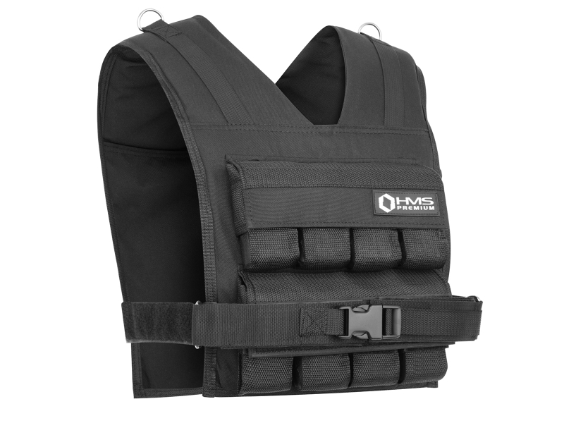 HMS Fitness KTO16 vægtvest - Stål - Sort