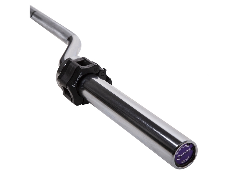 Vægtstang 21 kg / 2200 mm med låsekæbeklemmer HMS GOL320